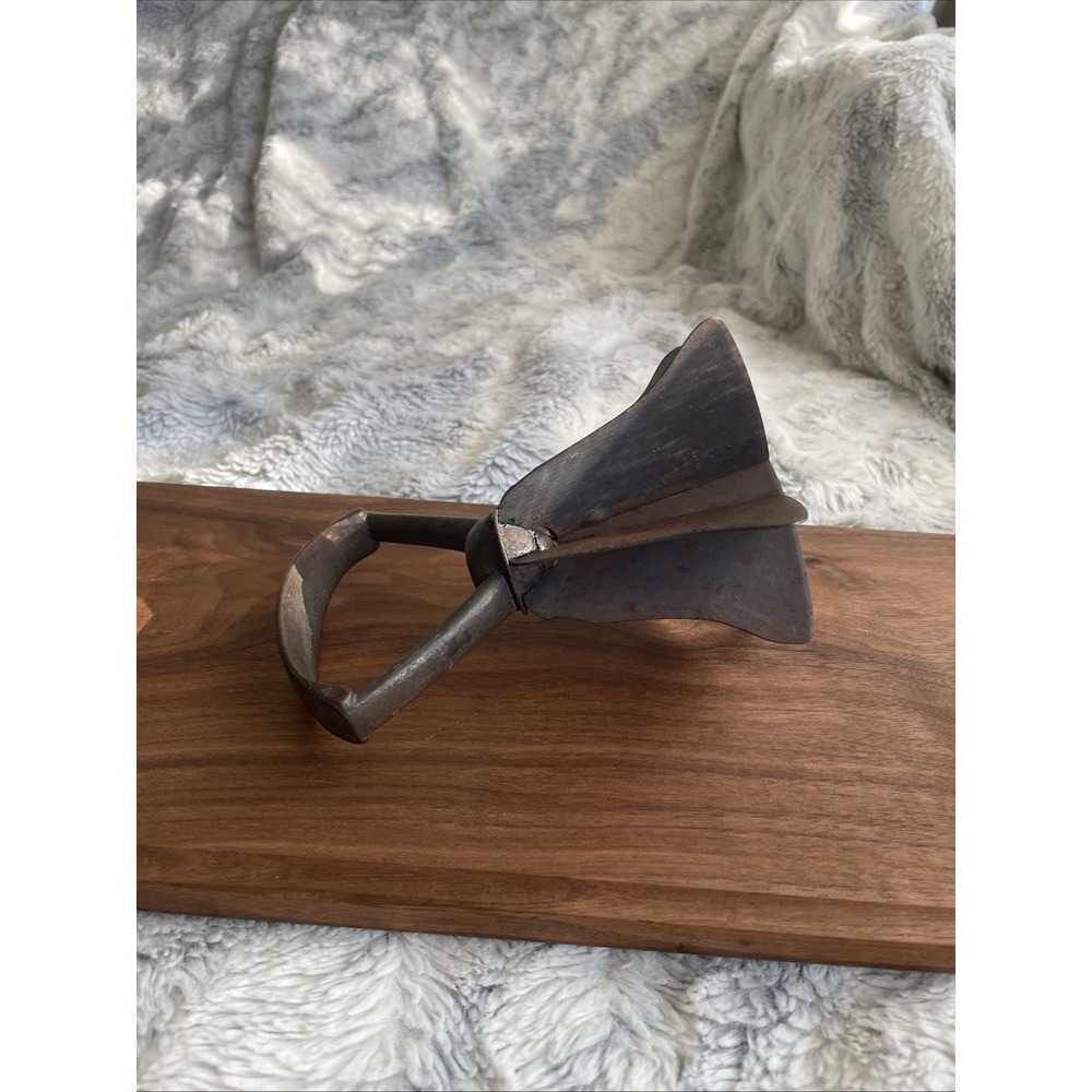 Vintage Antique Bell-Shaped Food Chopper Cast Iron Handle